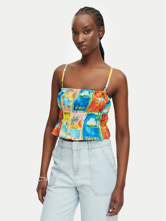 Roxy Top Atlas Palmy Daze ERJWT03669 Colorat Regular Fit