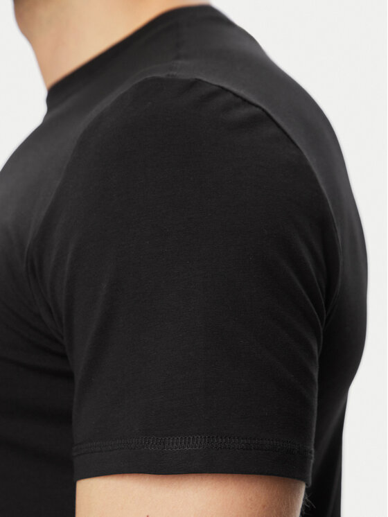 Guess Guess Tricou M6YI40 K4226 Negru Slim Fit