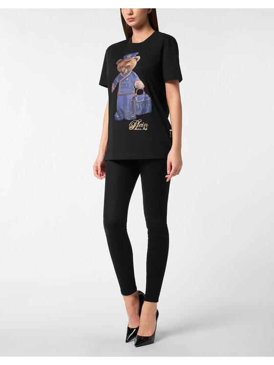 PHILIPP PLEIN PHILIPP PLEIN T-Shirt 27405 Černá Over Fit