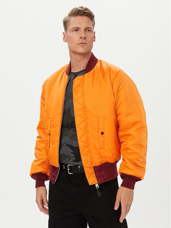 Alpha Industries Alpha Industries Bomberjacke Ma-1 100101 Dunkelrot Regular Fit