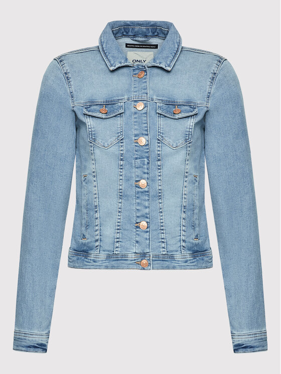 ONLY ONLY Traper jakna Tia 15177241 Plava Regular Fit