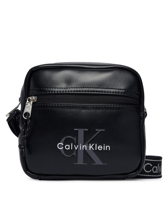 Calvin Klein Calvin Klein Brašna Bold Logo Webbing Square Crossbo LV04D3445G Černá