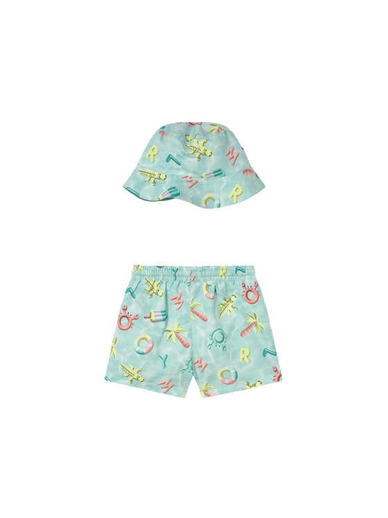 Mayoral Mayoral Pantaloni scurți pentru înot 1660 Turcoaz Regular Fit