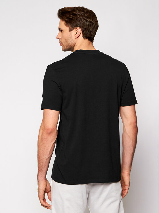 Guess Guess Tricou Ss U1GA06 J1311 Negru Regular Fit