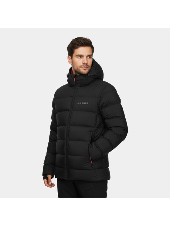 Alpinus Alpinus Kurtka zimowa Furggen Czarny Reglan Fit