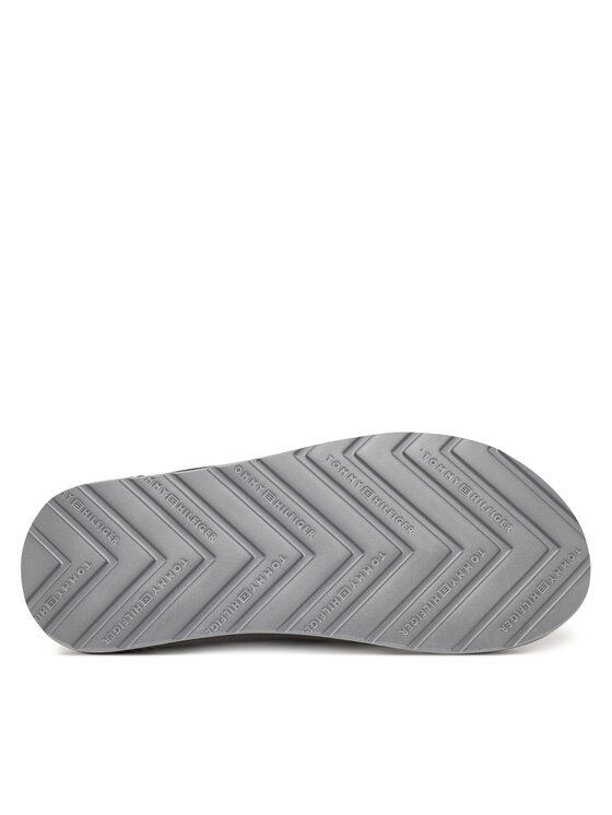 Tommy Hilfiger Tommy Hilfiger Čības uz pirksta Molded Hilfiger Beach Sandal FM0FM05361 Melns
