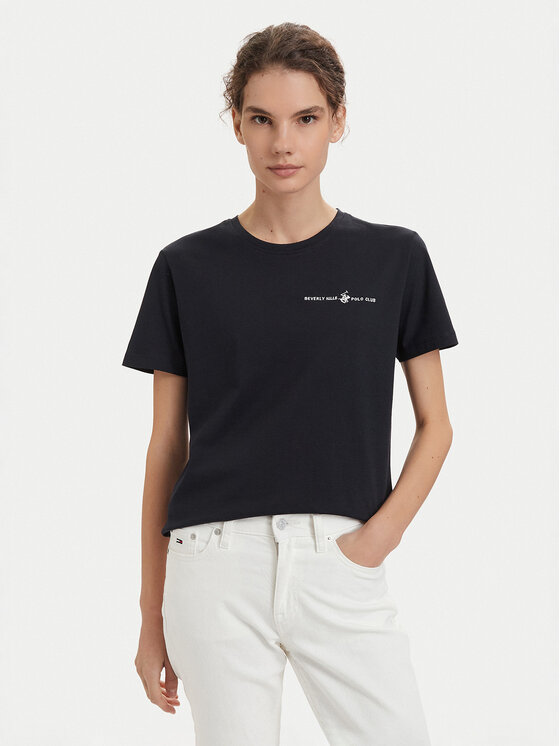 Beverly Hills Polo Club Beverly Hills Polo Club T-särk P-SS26W-TS085 Tumesinine Regular Fit