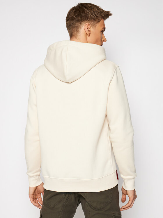 Alpha Industries Alpha Industries Суитшърт Basic Small Logo 196318 Бежов Regular Fit