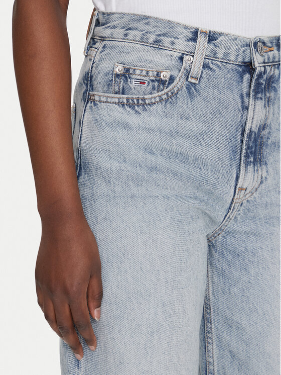 Tommy Jeans Tommy Jeans Traperice Layla DW0DW20593 Plava Straight Fit