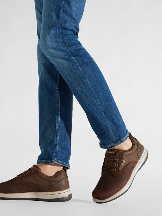 Skechers Skechers Nizki čevlji Antigo 65693/CDB Rjava