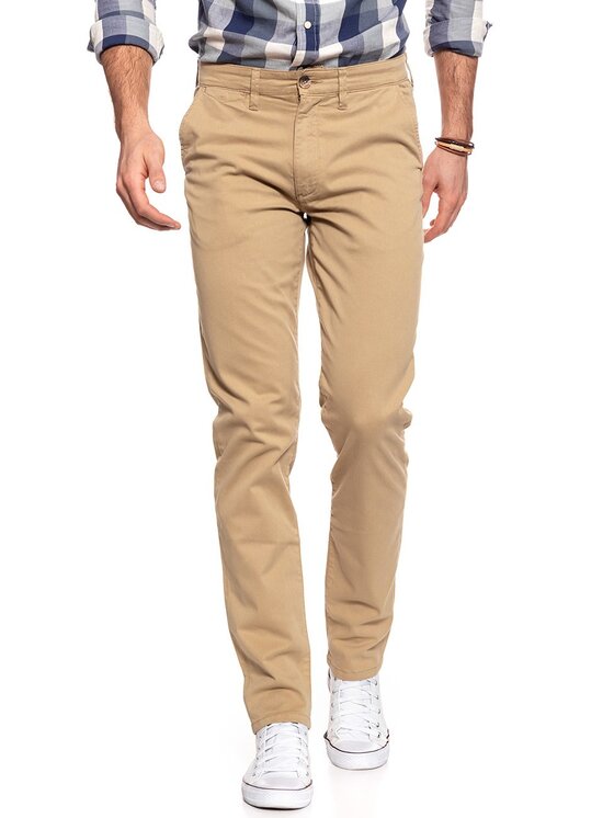 Wrangler Wrangler Pantaloni chino CHINO Giallo Slim Fit