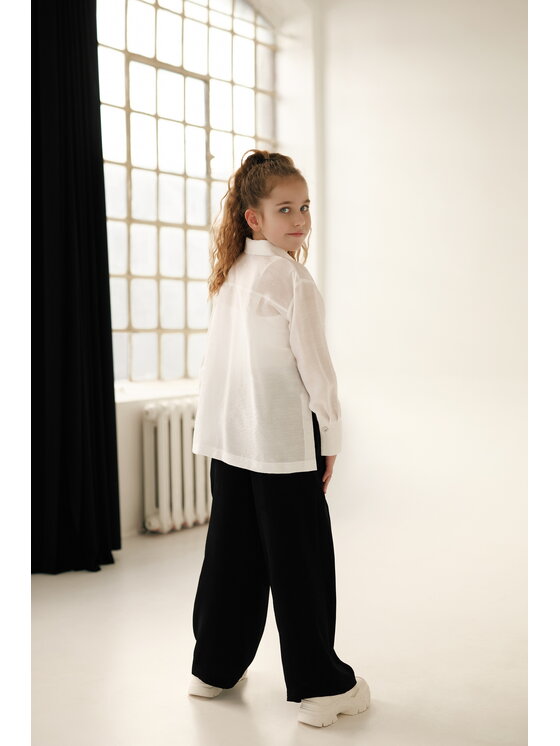 SLY SLY Spodnie materiałowe 5S-402A Czarny Comfortable Fit