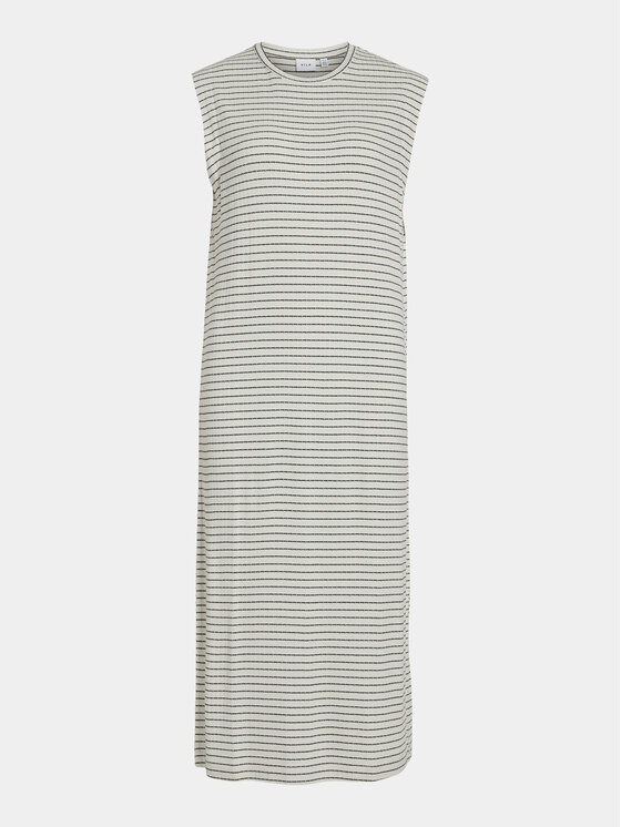 Vila Vila Vsakodnevna obleka Lumira 14097196 Écru Regular Fit