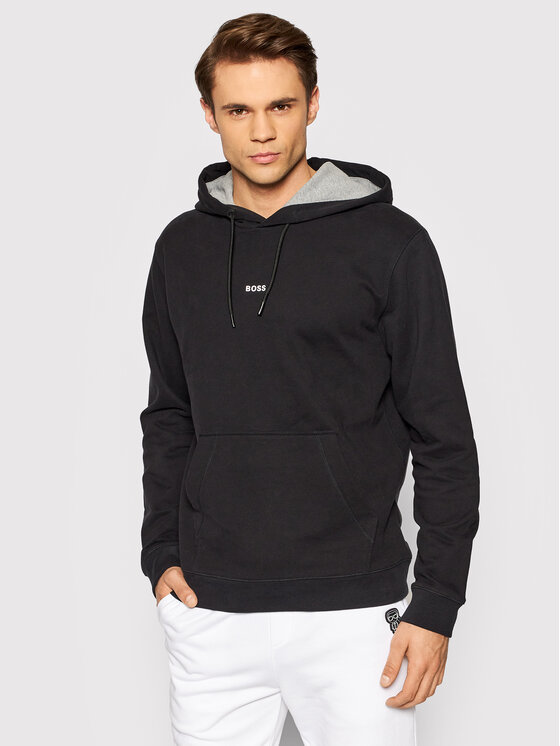 Felpa Weedo 1 50462831 Nero Relaxed Fit