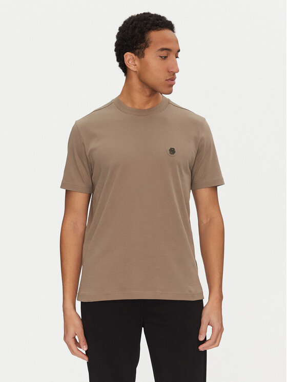 BOSS BOSS Póló 50531569 Bézs Regular Fit