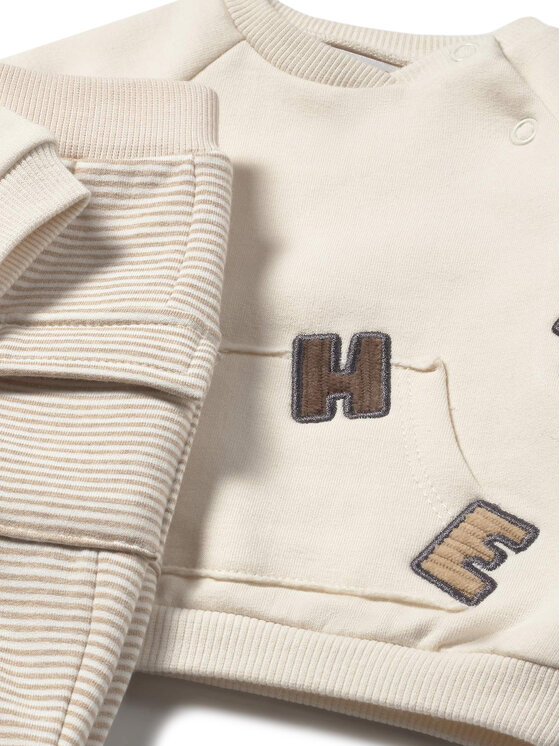 Mayoral Mayoral Set di 2 pantaloni della tuta e 2 felpe 2639 Beige Regular Fit