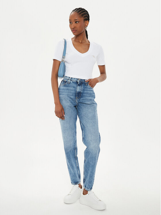 Calvin Klein Jeans Calvin Klein Jeans Jeansy J20J223655 Modrá Mom Fit