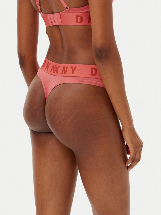 DKNY DKNY Kalhotky string DK4529 Růžová