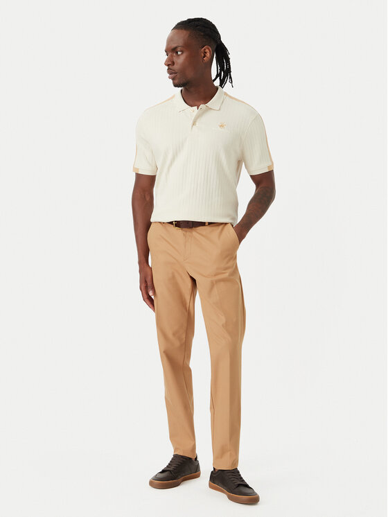 Beverly Hills Polo Club Beverly Hills Polo Club Polo P-SS26M-P2747 Svijetlo bež Regular Fit