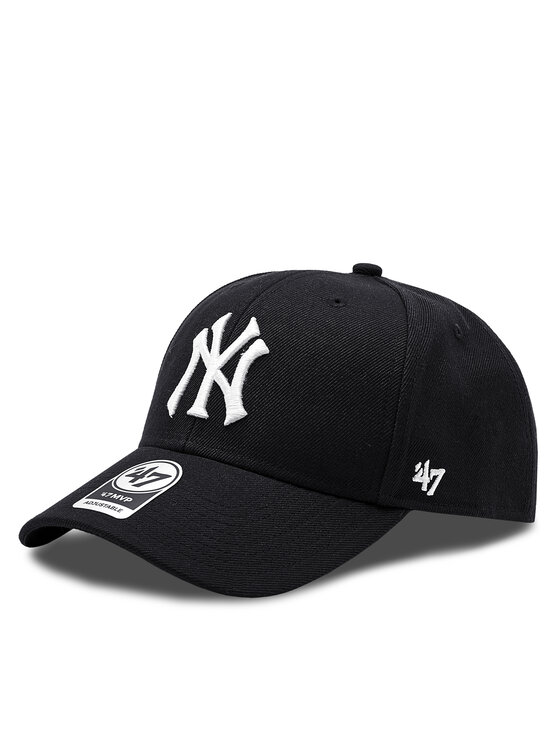 47 Brand Cepure ar nagu Mlb NY Yankeess BMVPSP17WBPBKW Melns