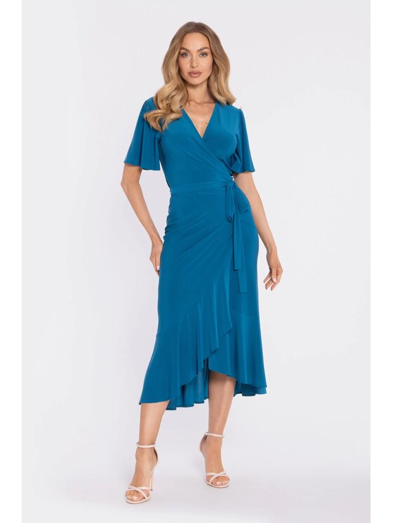 Made of Emotion Made of Emotion Abito da cocktail M912 Blu A-Line Fit