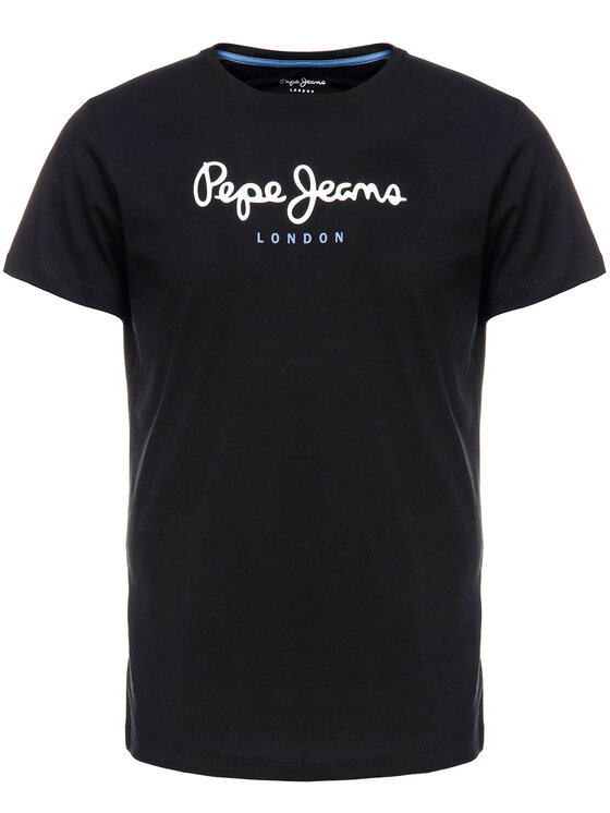 Pepe Jeans Pepe Jeans T-Shirt Eggo PM500465 Schwarz Regular Fit