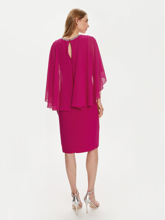 Joseph Ribkoff Joseph Ribkoff Koktejlové šaty 242731 Růžová Slim Fit