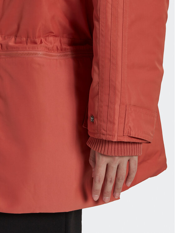 adidas adidas Prechodná bunda Parka HK5248 Oranžová Loose Fit