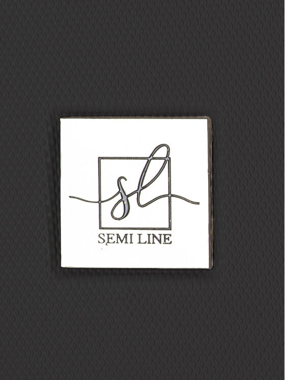 Semi Line Semi Line Valiză medie T5671-3 Negru