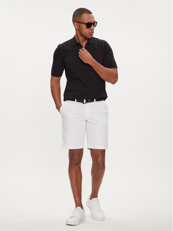 Calvin Klein Calvin Klein Polo marškinėliai K10K113053 Juoda Regular Fit