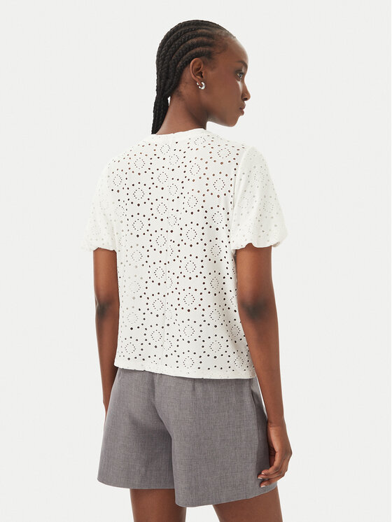 Vero Moda Vero Moda Majica Tassa 10344368 Bijela Regular Fit