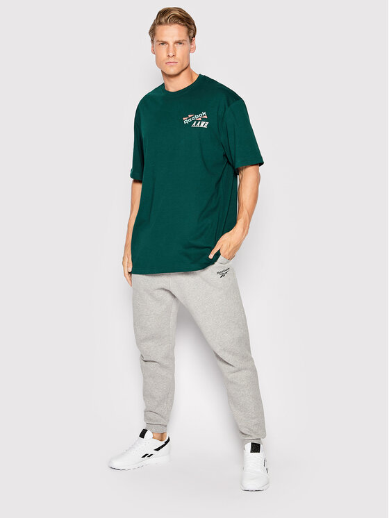 Reebok Reebok T-shirt Certified HH7390 Zelena Relaxed Fit