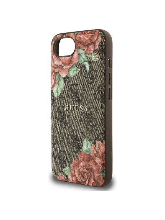 Guess Guess Etui na telefon iPhone 16e Brązowy