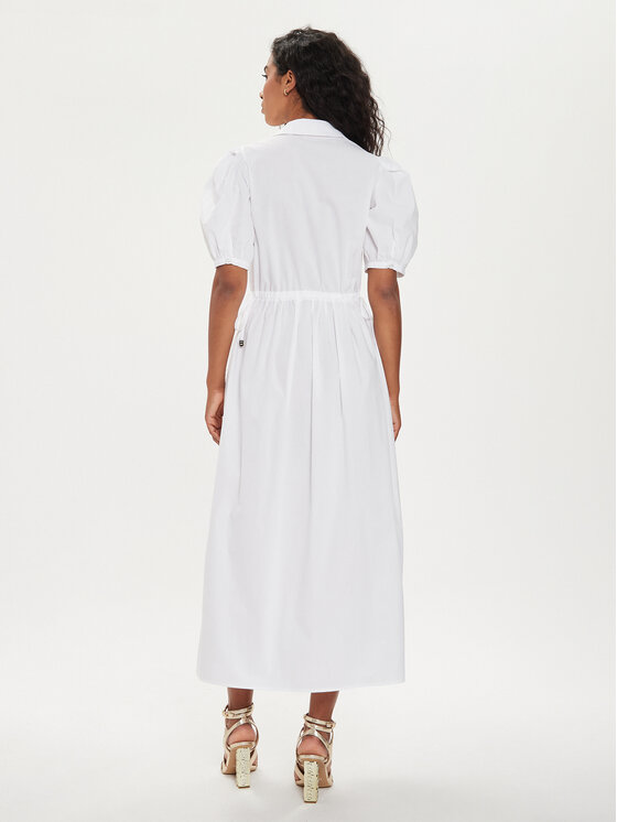 Liu Jo Liu Jo Marškinių tipo suknelė MA4084 T4853 Balta Regular Fit