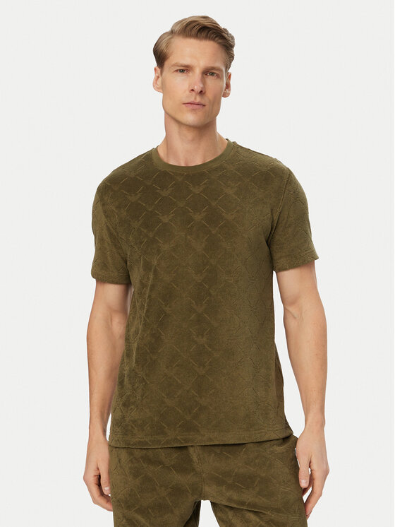 Emporio Armani Tricou EM000692 AF20449 F7014 Verde Regular Fit