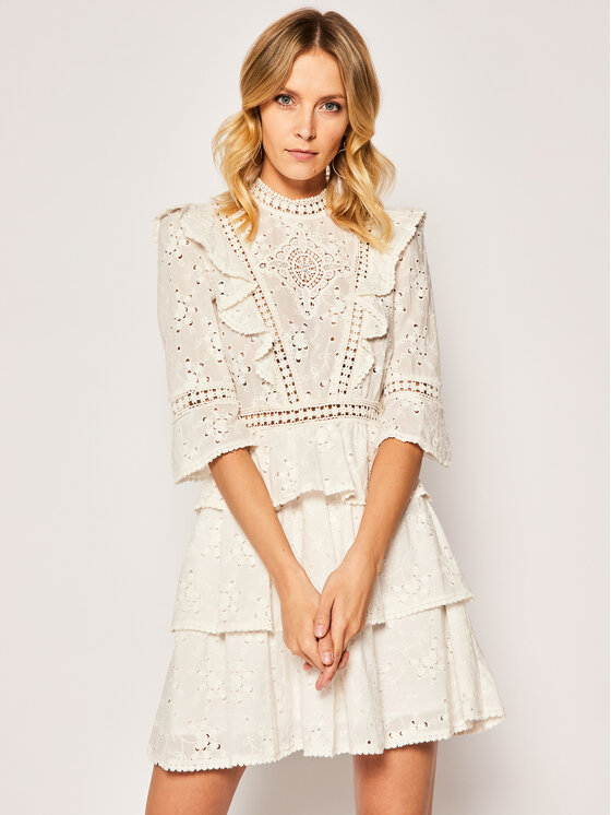 The kooples robe blanche dentelle online