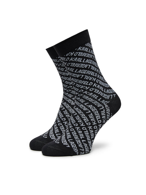 KARL LAGERFELD KARL LAGERFELD 2er-Set hohe Damensocken 246W6002 Schwarz