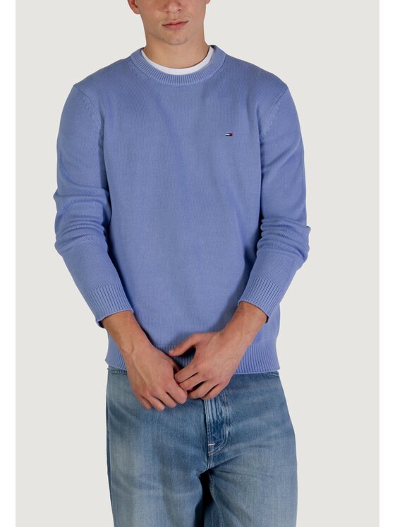 Tommy Jeans Tommy Jeans Πουλόβερ TJM SLIM ESS SWEATER Μωβ Slim Fit