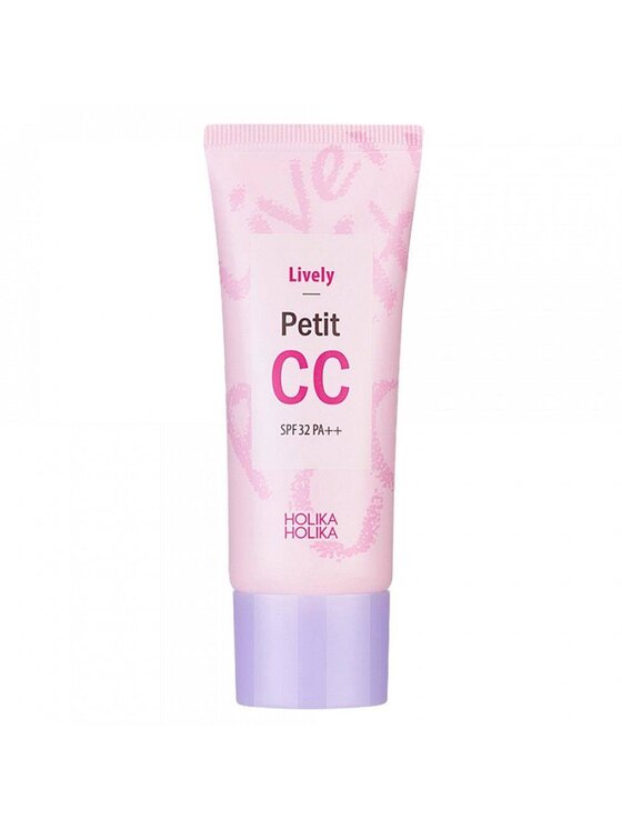 Holika Holika Holika Holika Lively Petit CC Cream SPF32PA++ tonujący krem do twarzy 30ml Krem do twarzy czarny