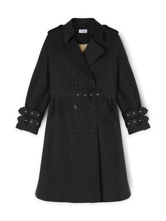 Motivi Motivi Cappotto 0079Q000597N033 Nero Regular Fit