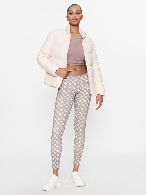 Guess Guess Kurtka puchowa V3BL13 WFUD0 Różowy Regular Fit