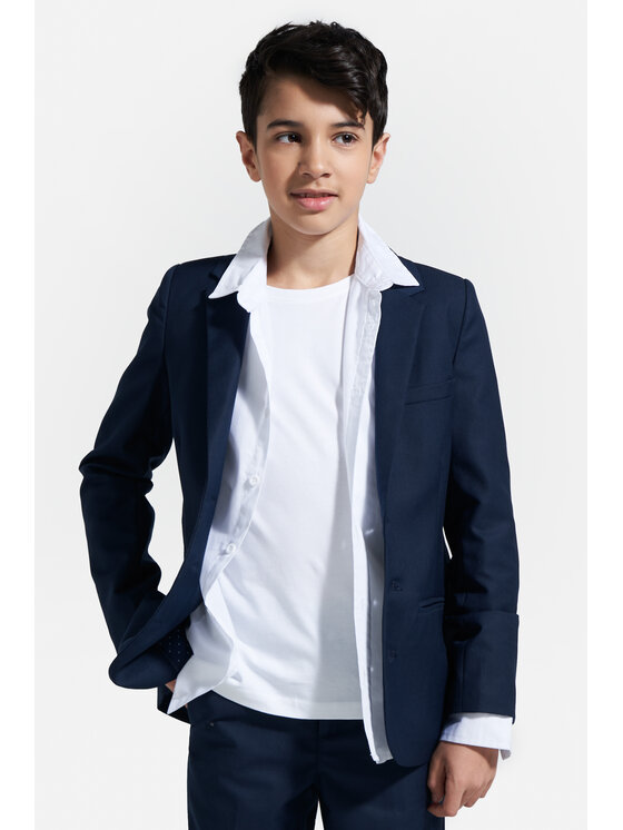 Coccodrillo Coccodrillo Marynarka WC4138101EJB-015 Granatowy Regular Fit