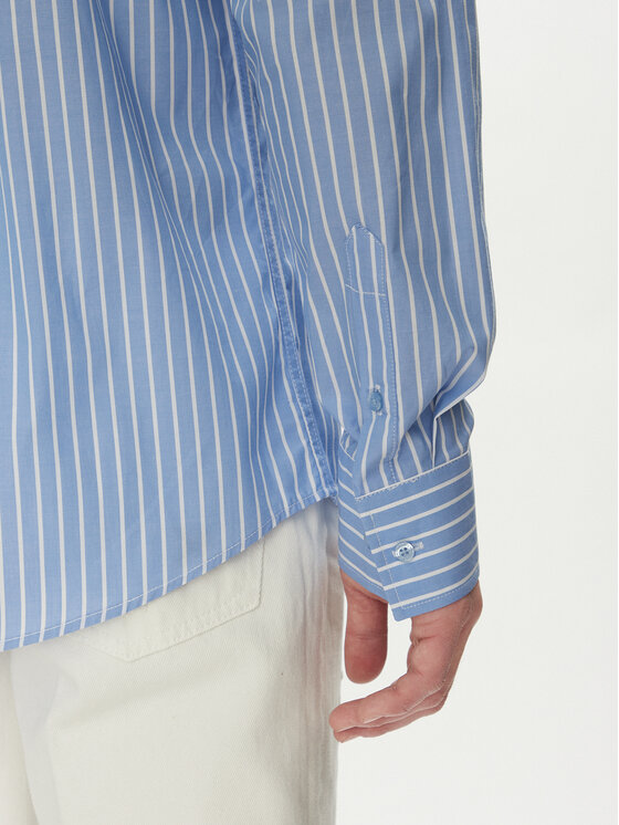 Richmond X Richmond X Srajca UMP25077CA Modra Regular Fit
