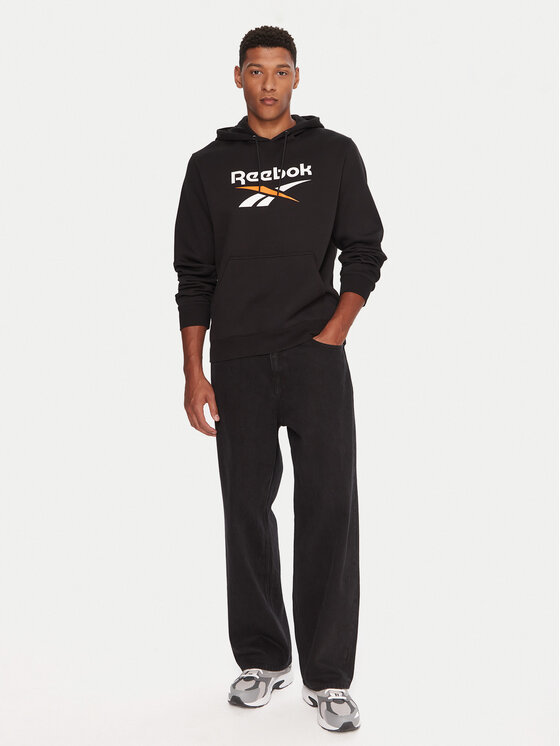 Reebok Reebok Majica dugih rukava RK25151CCM Crna Regular Fit