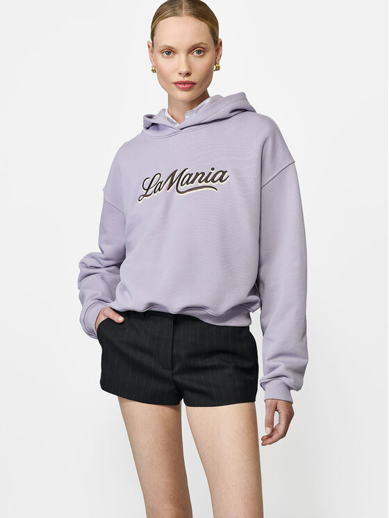 La Mania La Mania Bluza LUMA Fioletowy Basic Fit