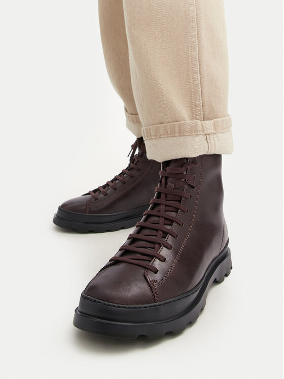 Camper Camper Schnürstiefeletten Brutus K300245-041 Braun