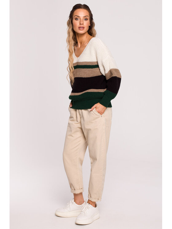 Made of Emotion Made of Emotion Sweter M686 Zielony
