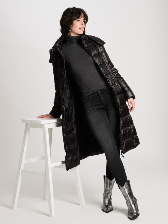 【ヒロユキ㊱】 Cross Jeans Kurtka zimowa 81272-020 Czarny Regular Fit | Modivo.pl