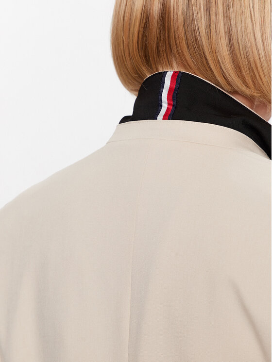 Tommy Hilfiger Tommy Hilfiger Sakoi Poly WW0WW39097 Bež Slim Fit