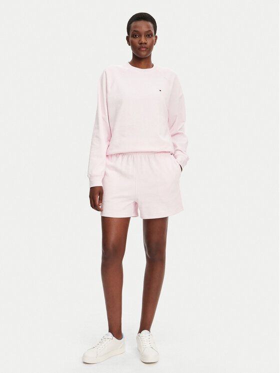 Tommy Hilfiger Tommy Hilfiger Sportovní kraťasy UW0UW05800 Růžová Regular Fit